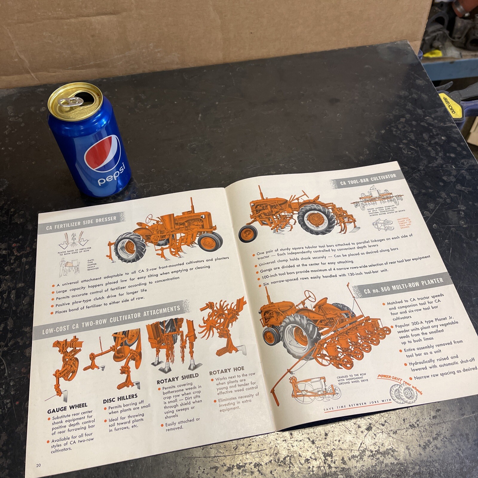 ALLIS CHALMERS BUYER’S GUIDE BETTER LIVING, BETTER FARMING 1950’S SALES BROCHURE
