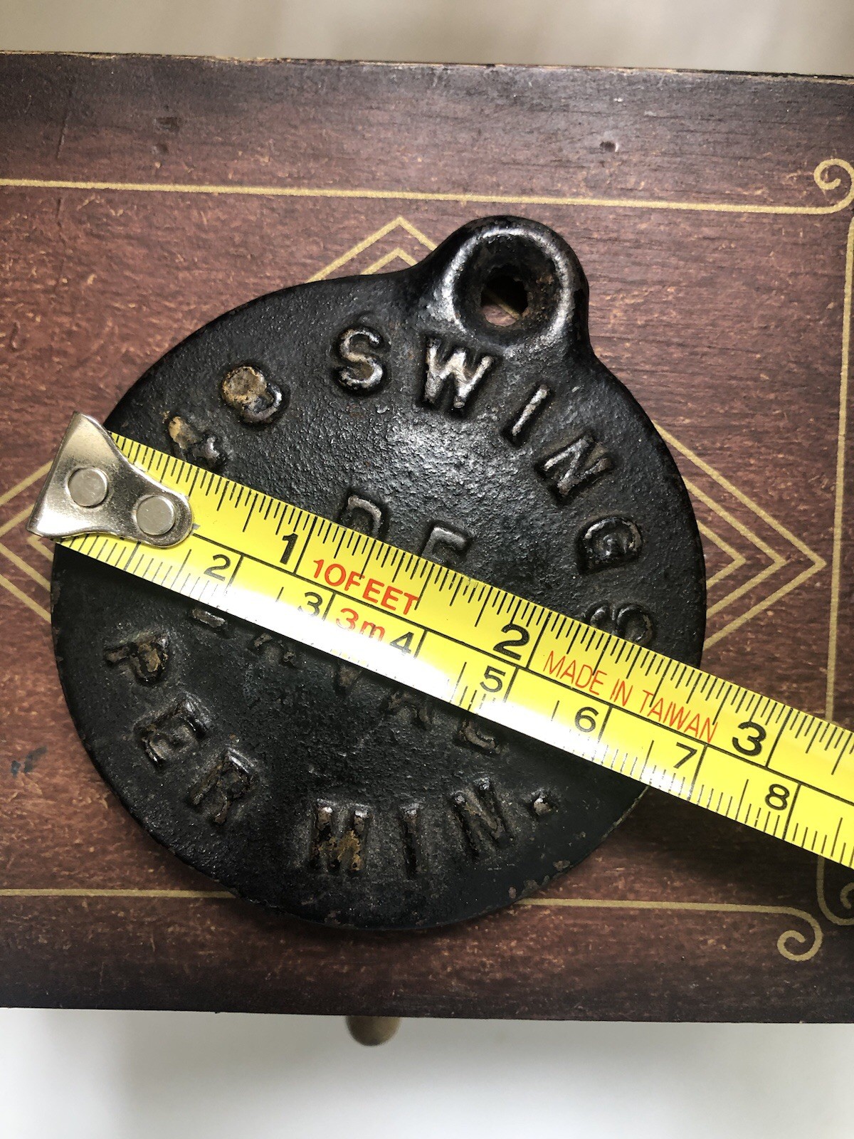 Vintage De Laval Cast Iron Cream Separator Timing Pendulum 48 Swings