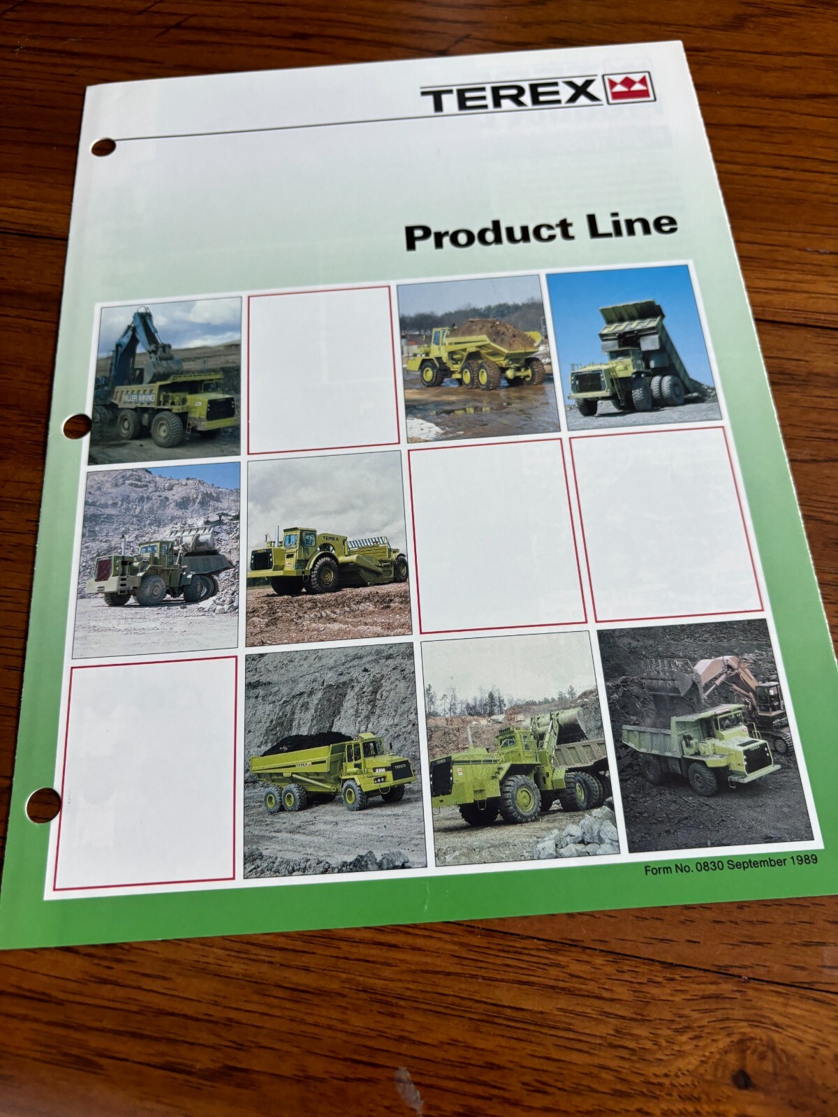 Terex Product Line Buyers Guide Brochure FCCA24