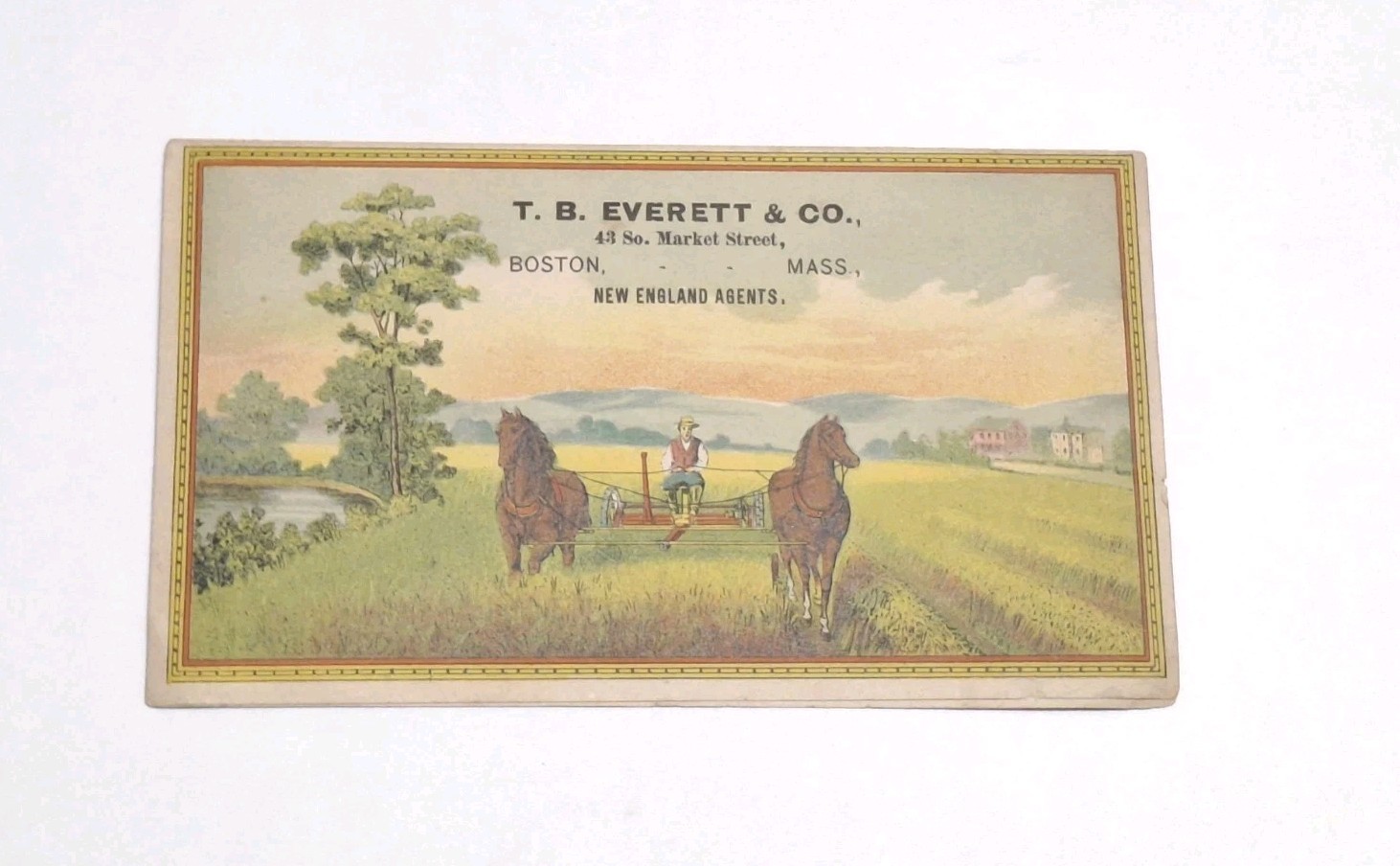 Eureka Mower Litho Advertising Trade Booklet 1880&rsquo;s Utica New York