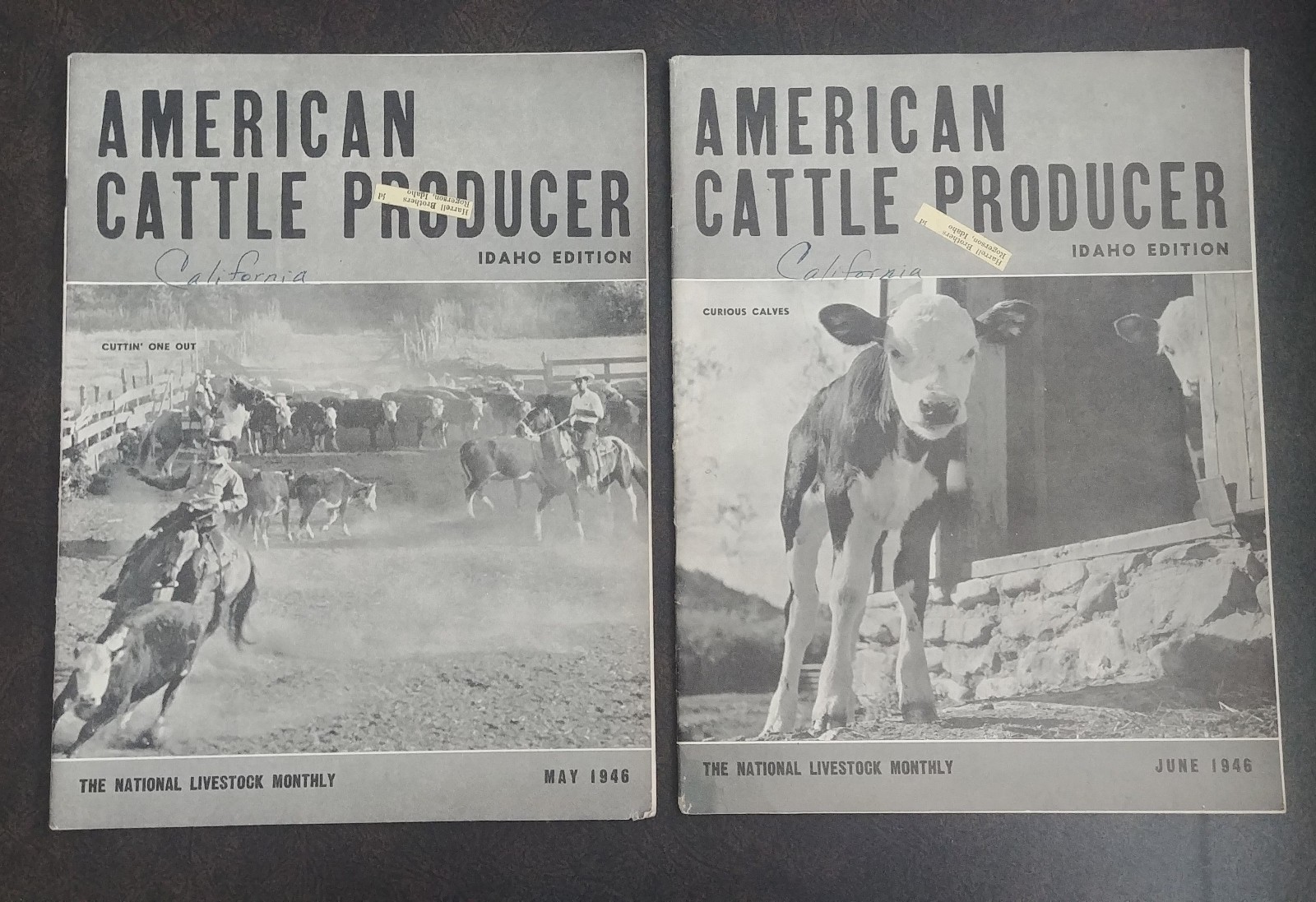 1946 American Cattle Producer [Lot of 10] Idaho Ed. – Livestock Monthly Vintage