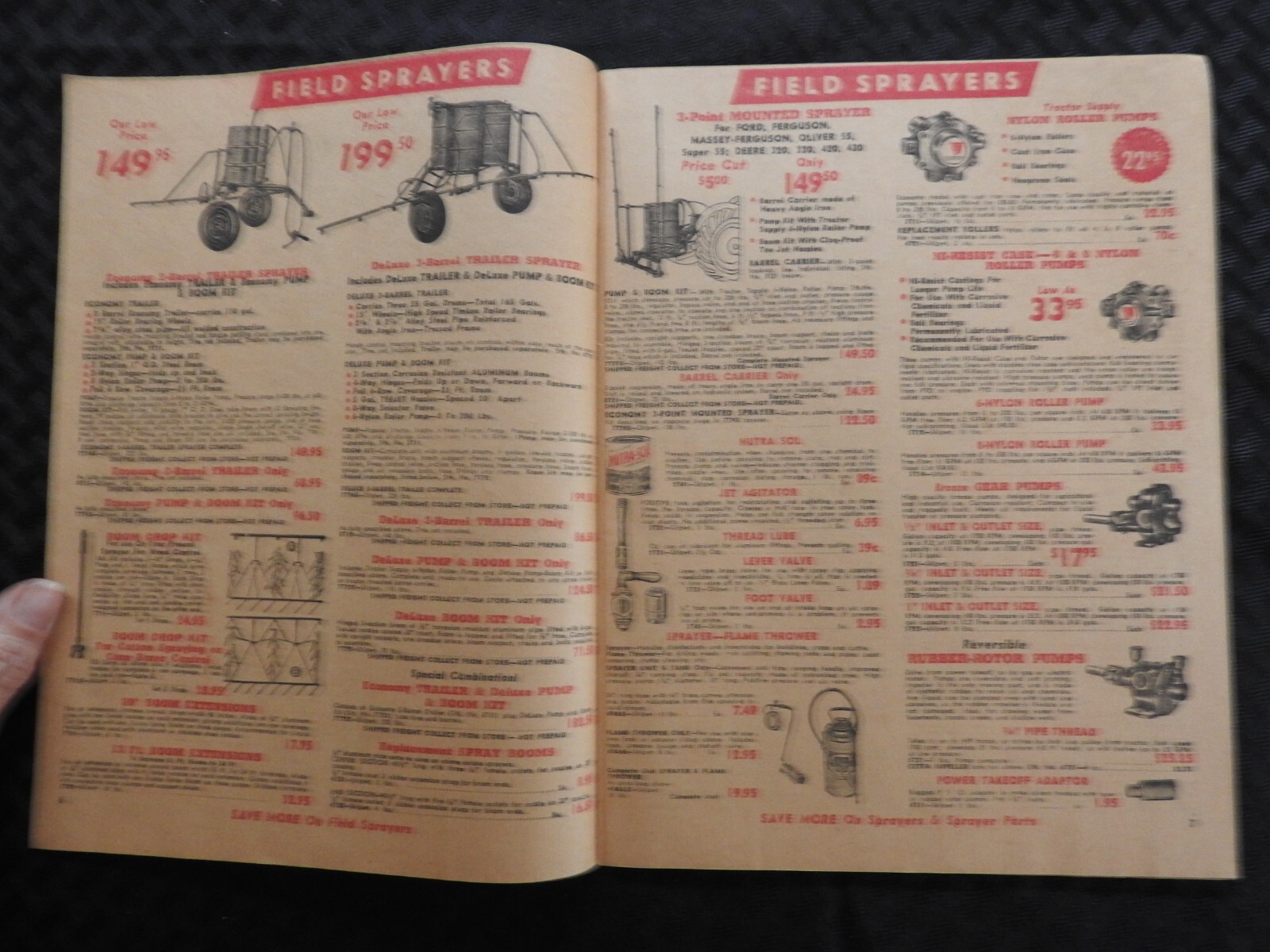 Tractor Supply Company 1961 Parts Catalog Case Ford John Deere MF IH AC Oliver