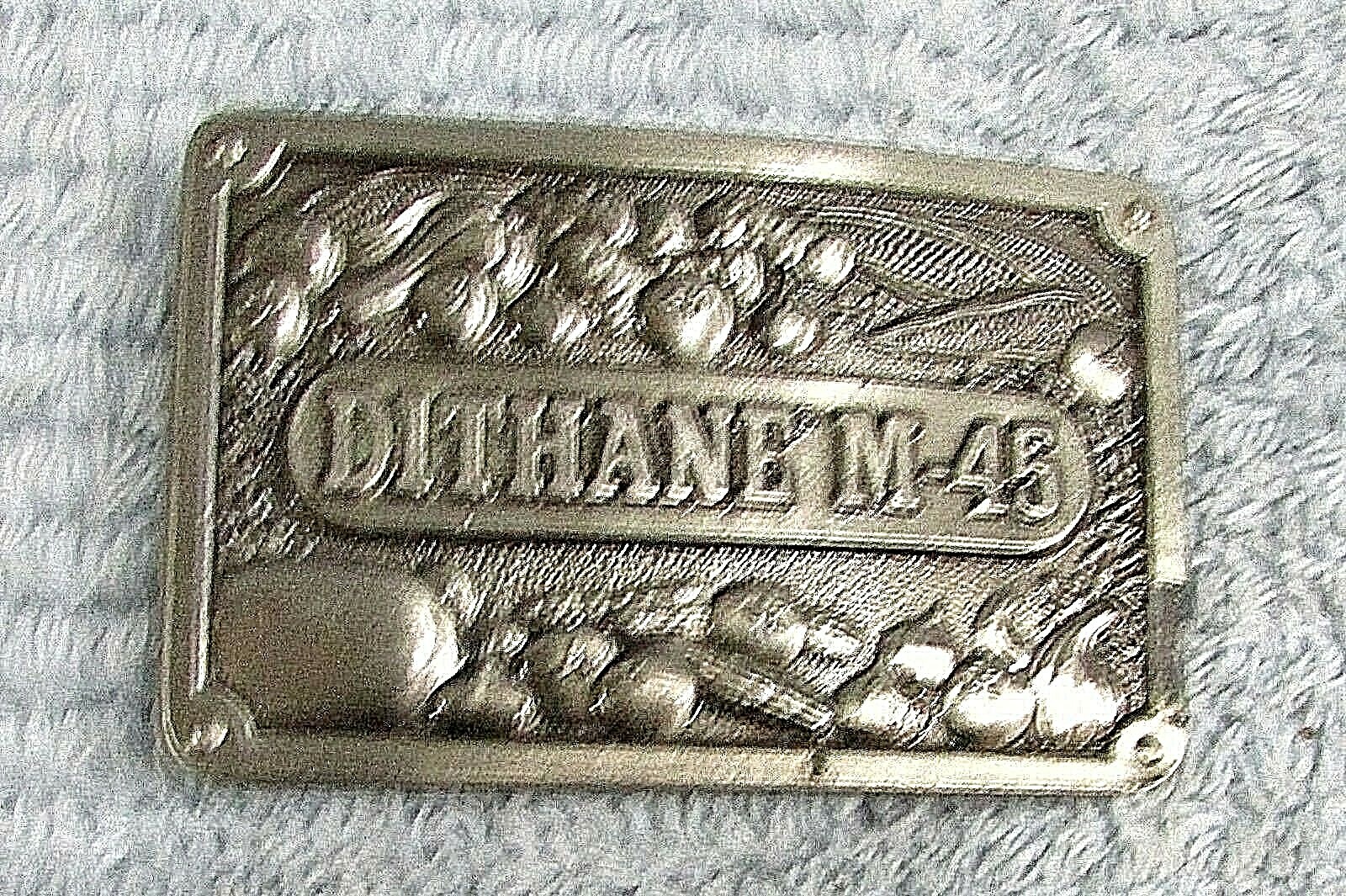 Xoleaco Dithane M-45 Fungicide Farm Chemical Belt Buckle RDHM HAAS FREE S/H