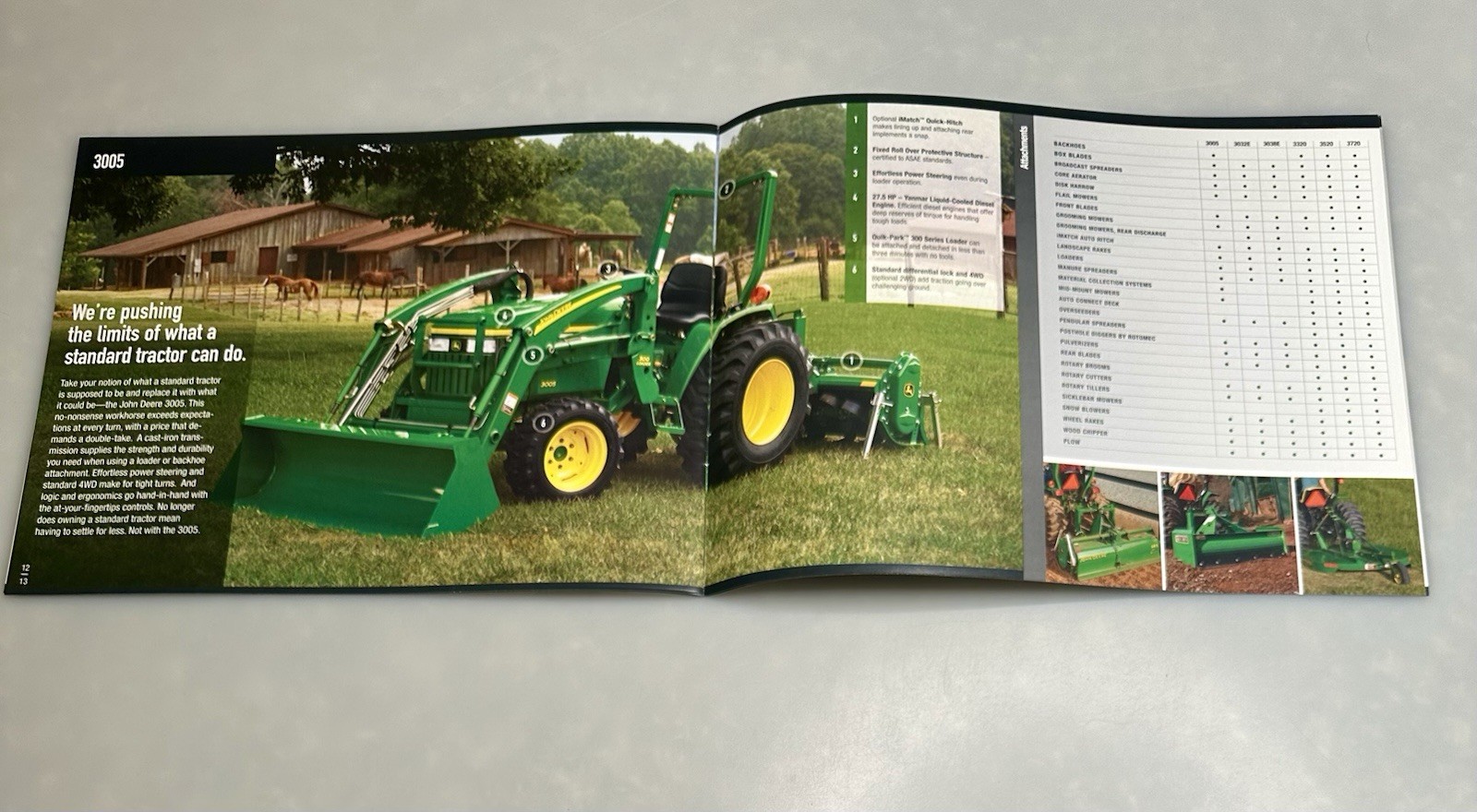 John Deere 3000 Compact Utility Series Tractor Q2009 Brochure