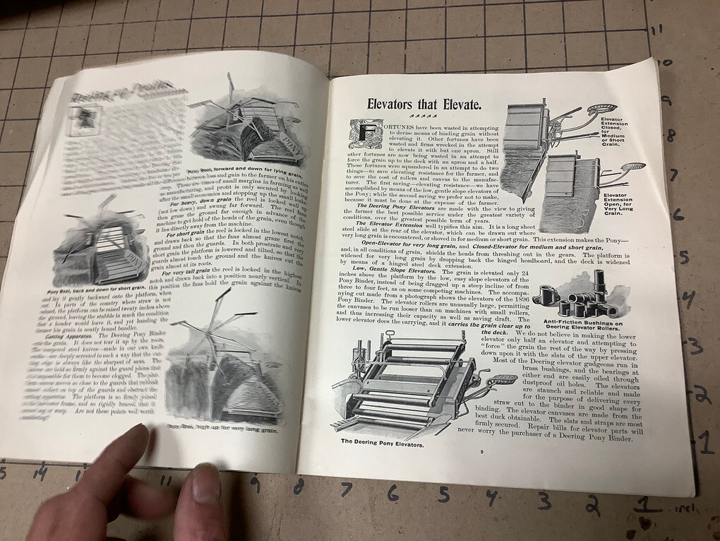 Original CATALOG –1890&rsquo;s ROLLER & BALL BEARINGS on the FARM 40pgs
