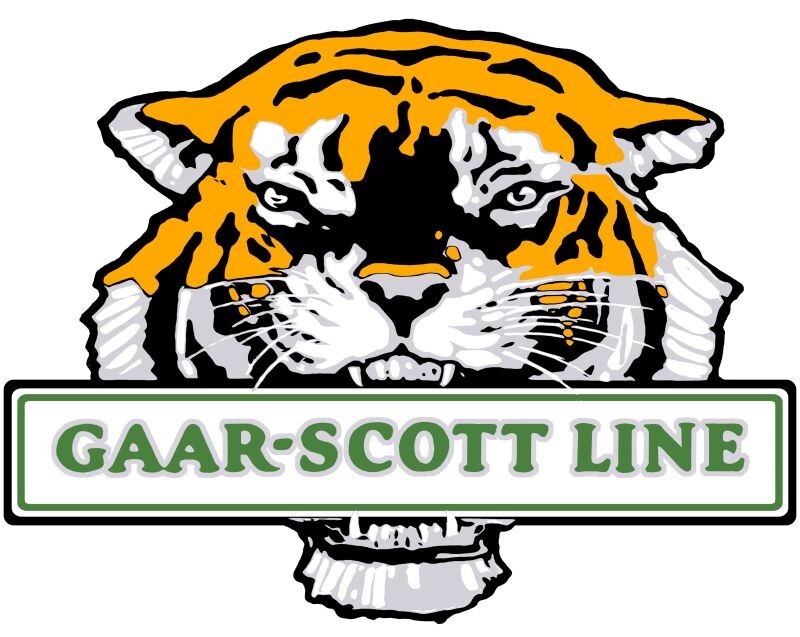 Gaar Scott Threshing Machines Tiger NEW Sign 28&Prime; Wide Diecut USA STEEL XL Size
