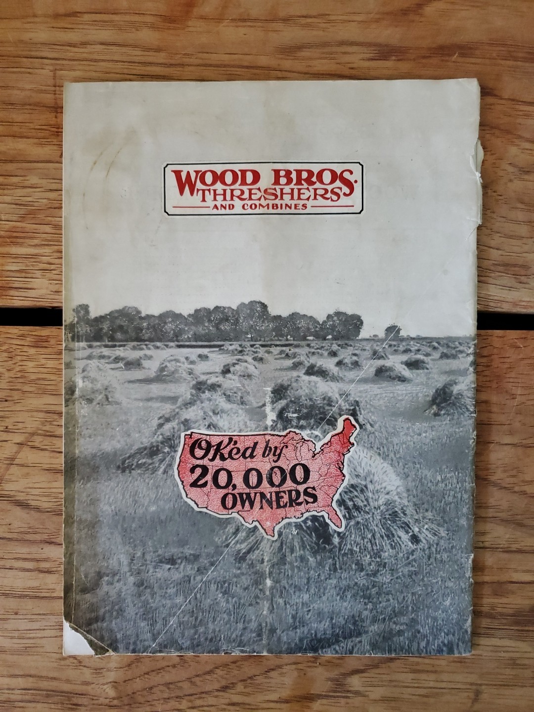 Sales Brochures Wood Brothers Thresher Company Des Moines Iowa grain thrashing