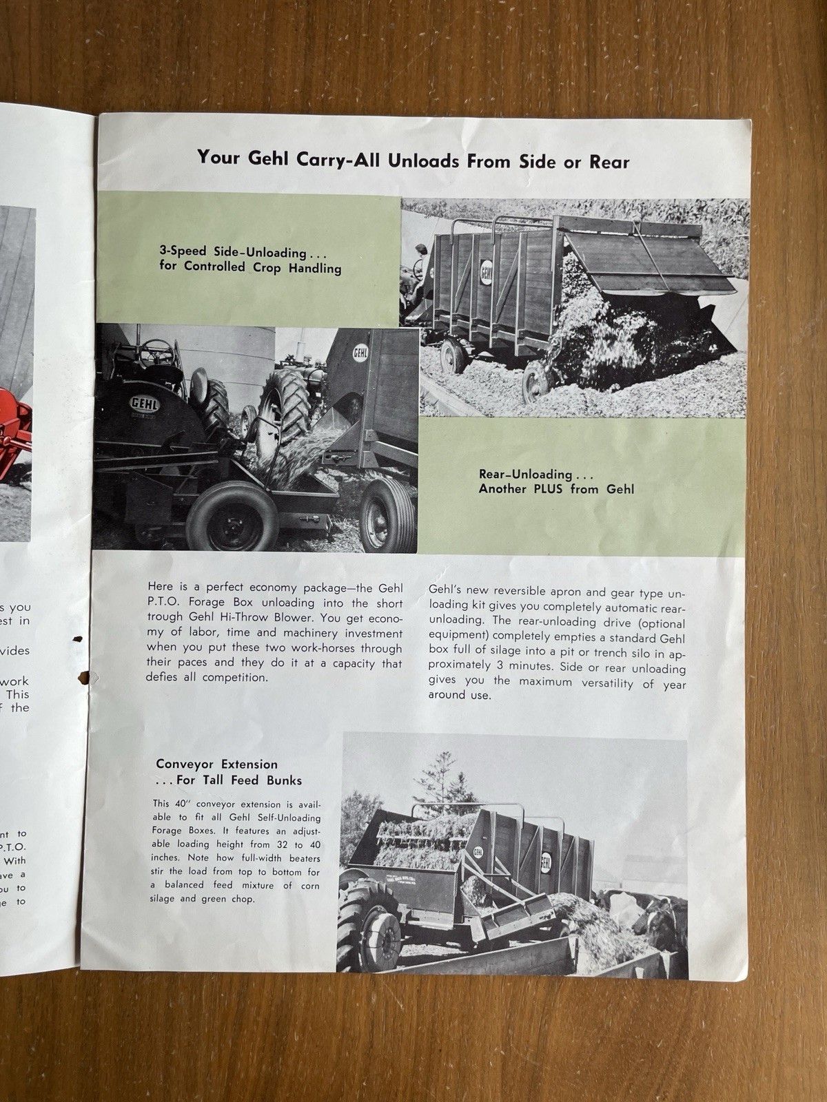 Gehl PTO Forage Box Brochure