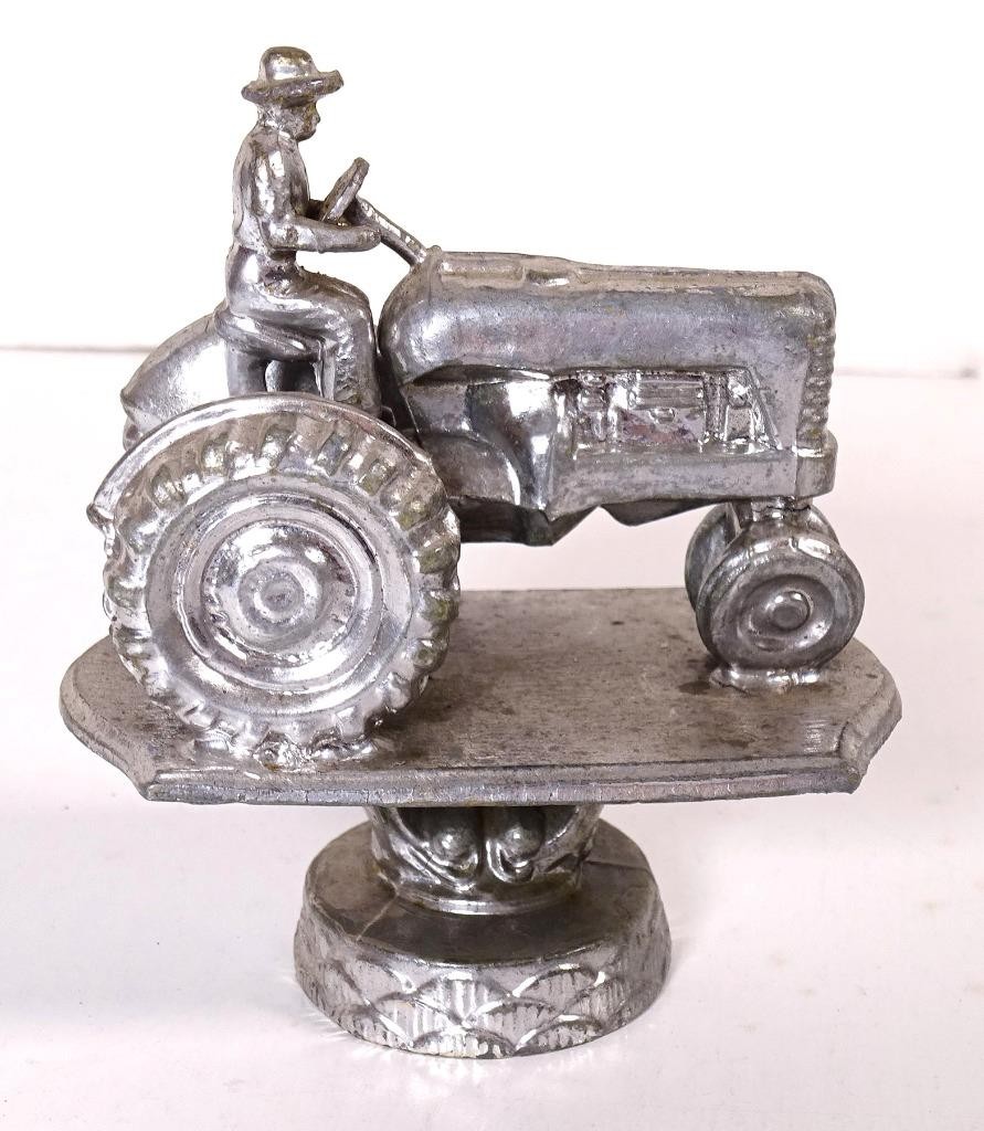 Farmer & Wagon Trophy Topper Heavy Cast Metal D3