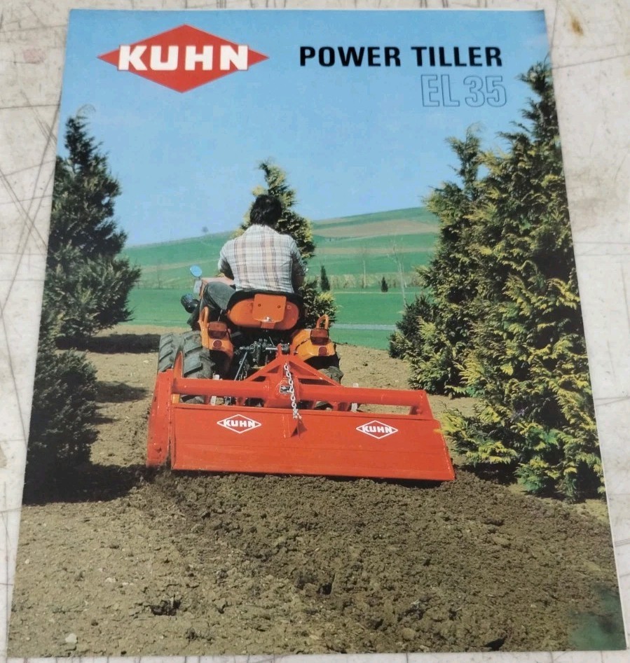 Original Kuhn EL35-80 EL35-92 EL35-105 EL35-117 EL35-130 Tiller Sales Brochure