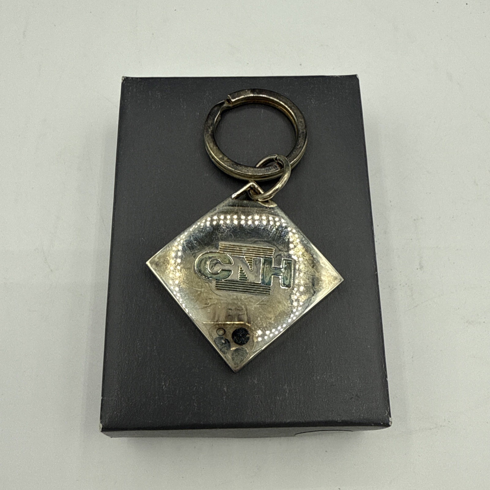 RARE CNH Capital CASE 5th Anniversary Silver Metal Promo Keychain in Box