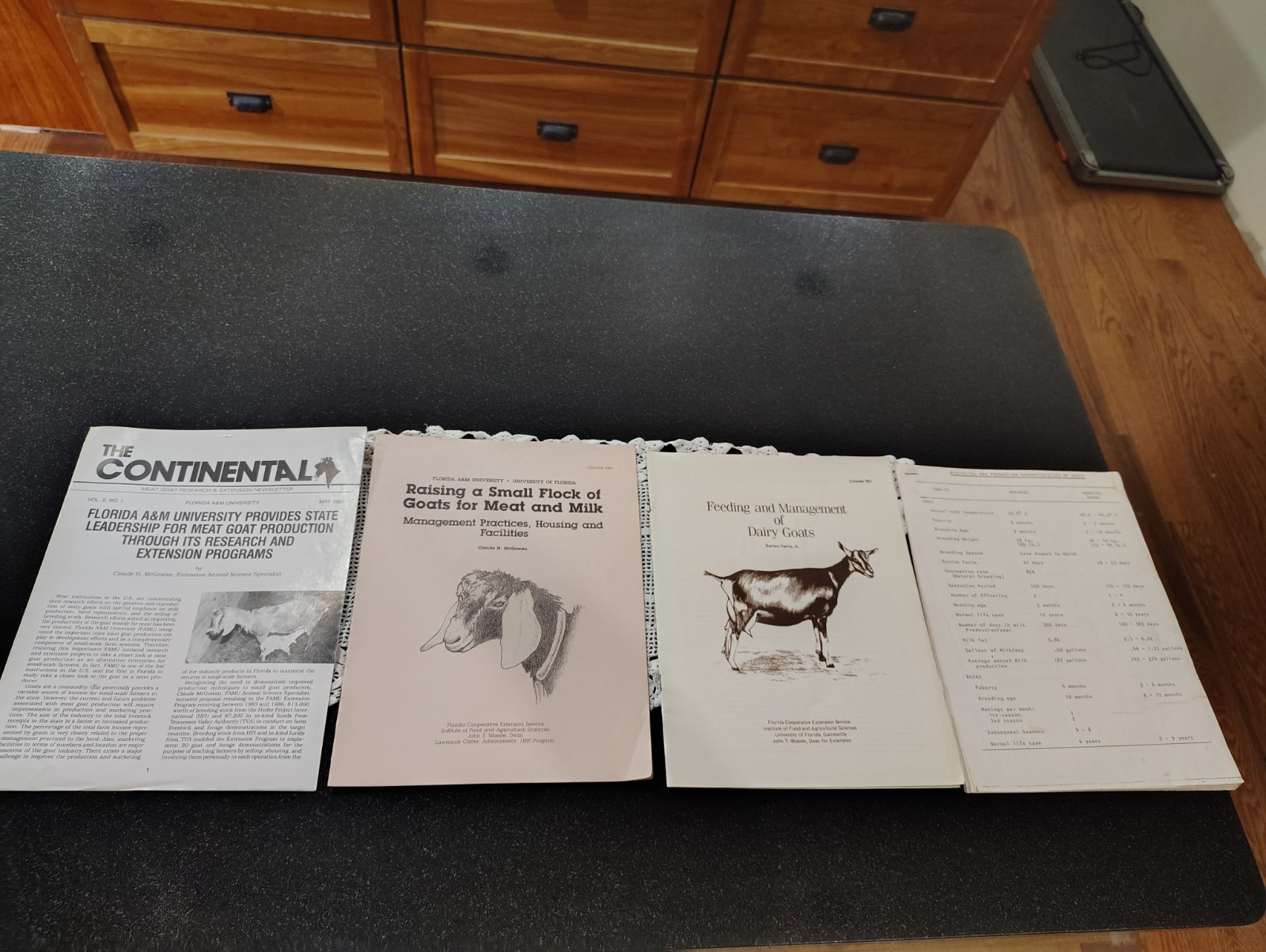 vintage Raising Goats fl brochures booklet 1980s farming Agriculture