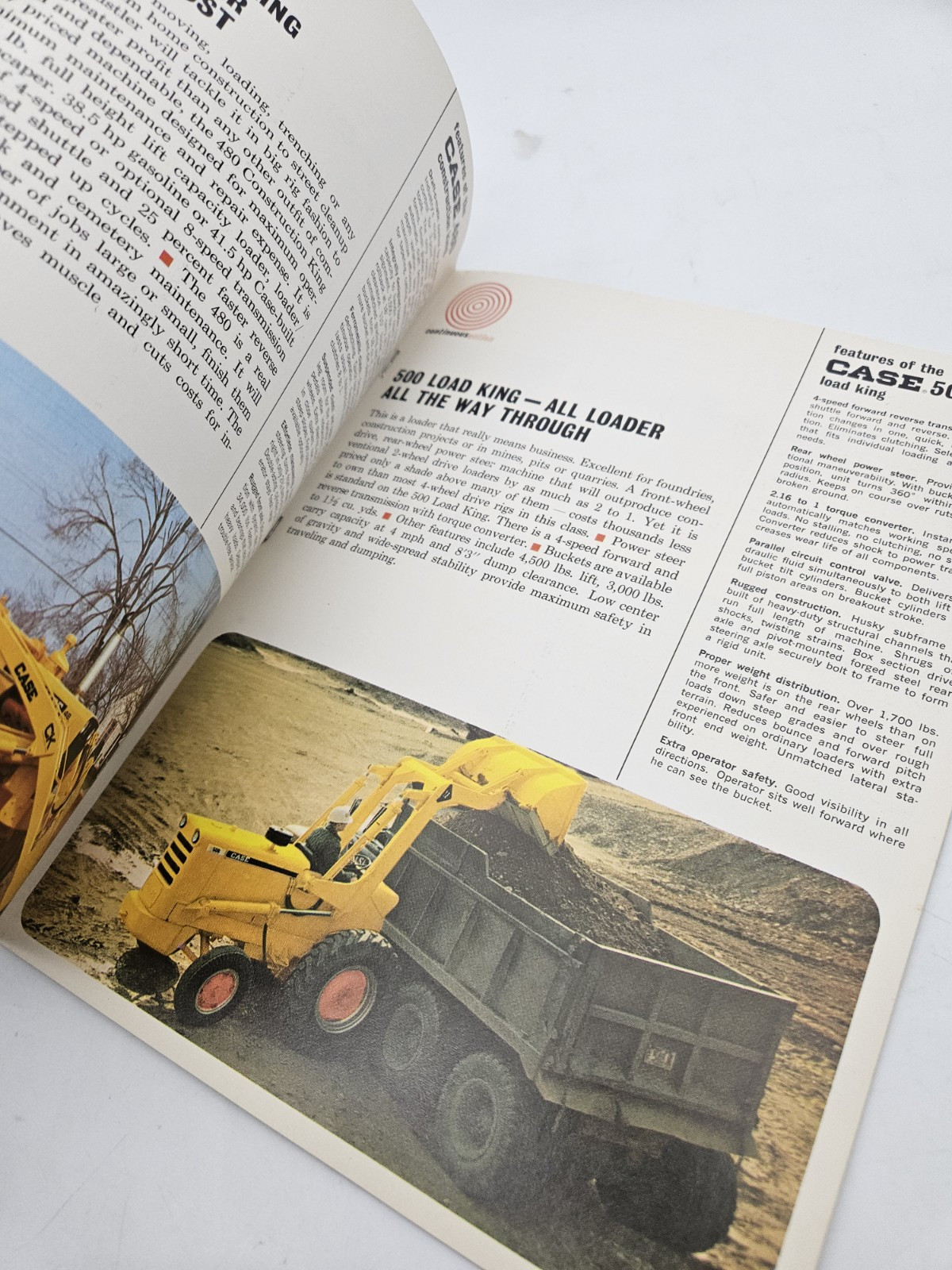 Case Construction Equipment Sales Brochure Manual Dozers Loader Tractors