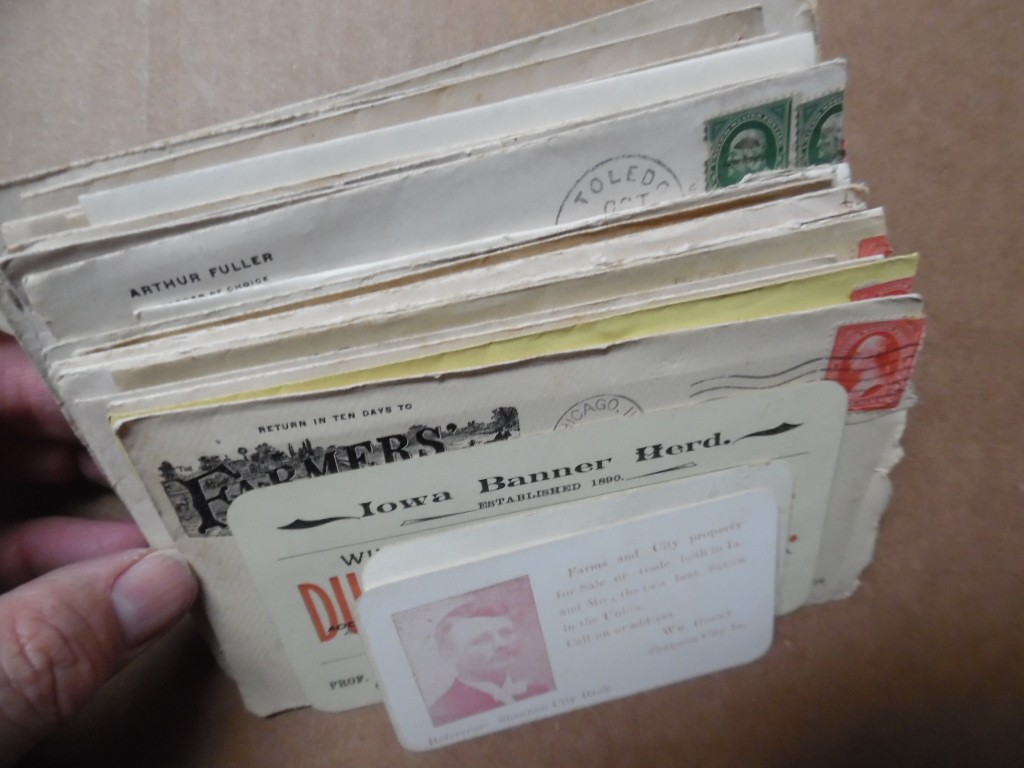 1902-1903 H W Turney Poland China Hog Breeder Archive Letters More Lorimor Iowa