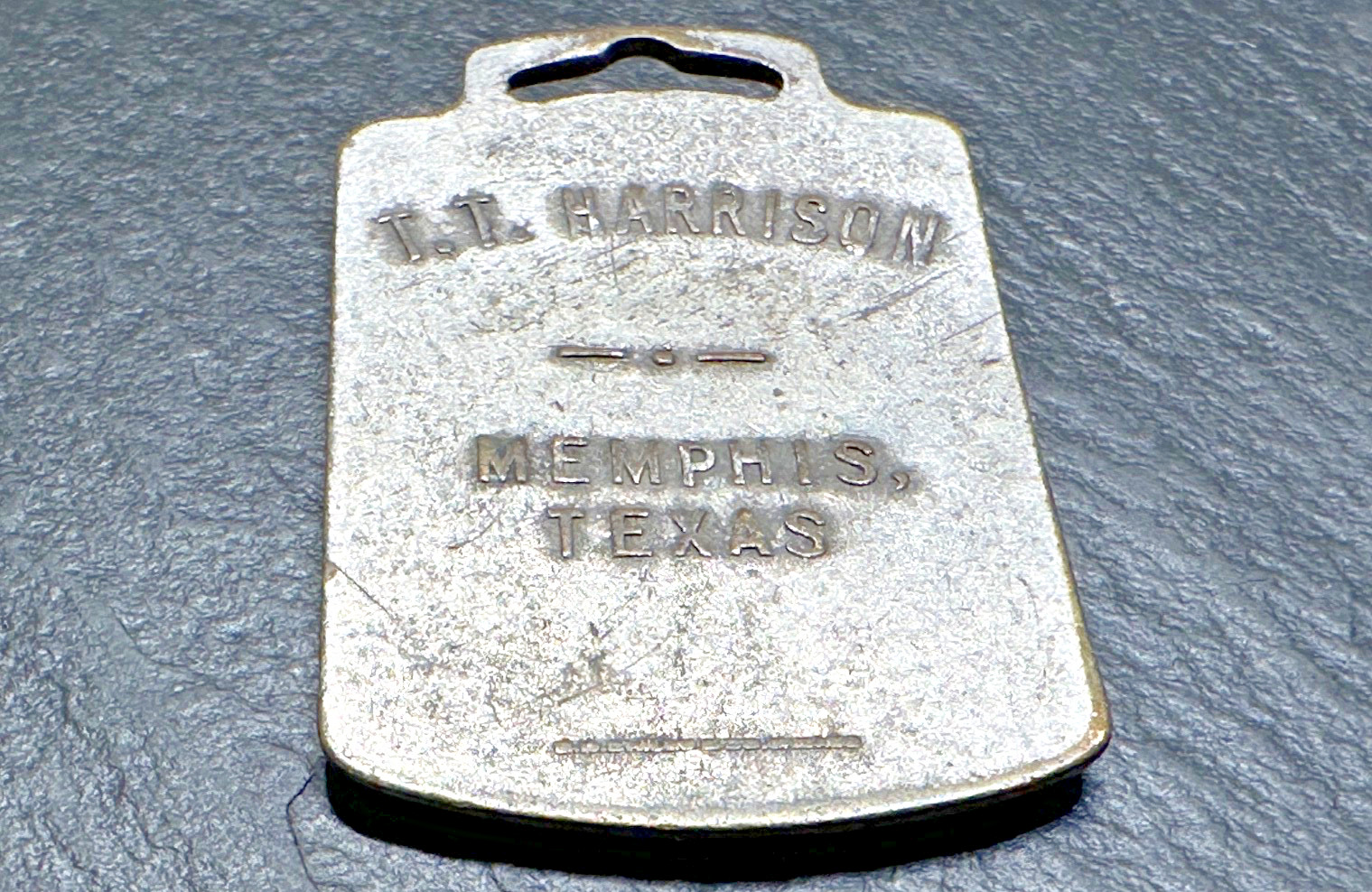5634 ACCO COTTON BALE TAG TT HARRISON MEMPHIS, TEXAS FOB H419
