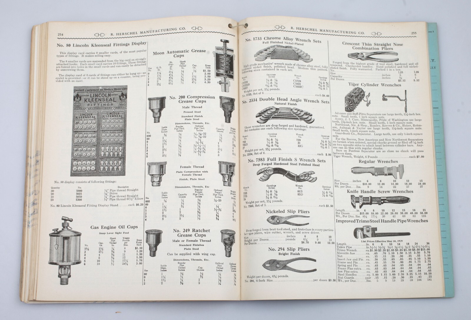 1937-38 R. Herschel Manufacturing Agricultural Cutting Parts Catalog