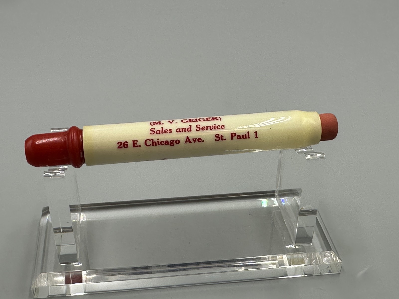 Vintage FARMALL TRACTOR Farm McCORMICK DEERING Vintage BULLET PENCIL Advertising
