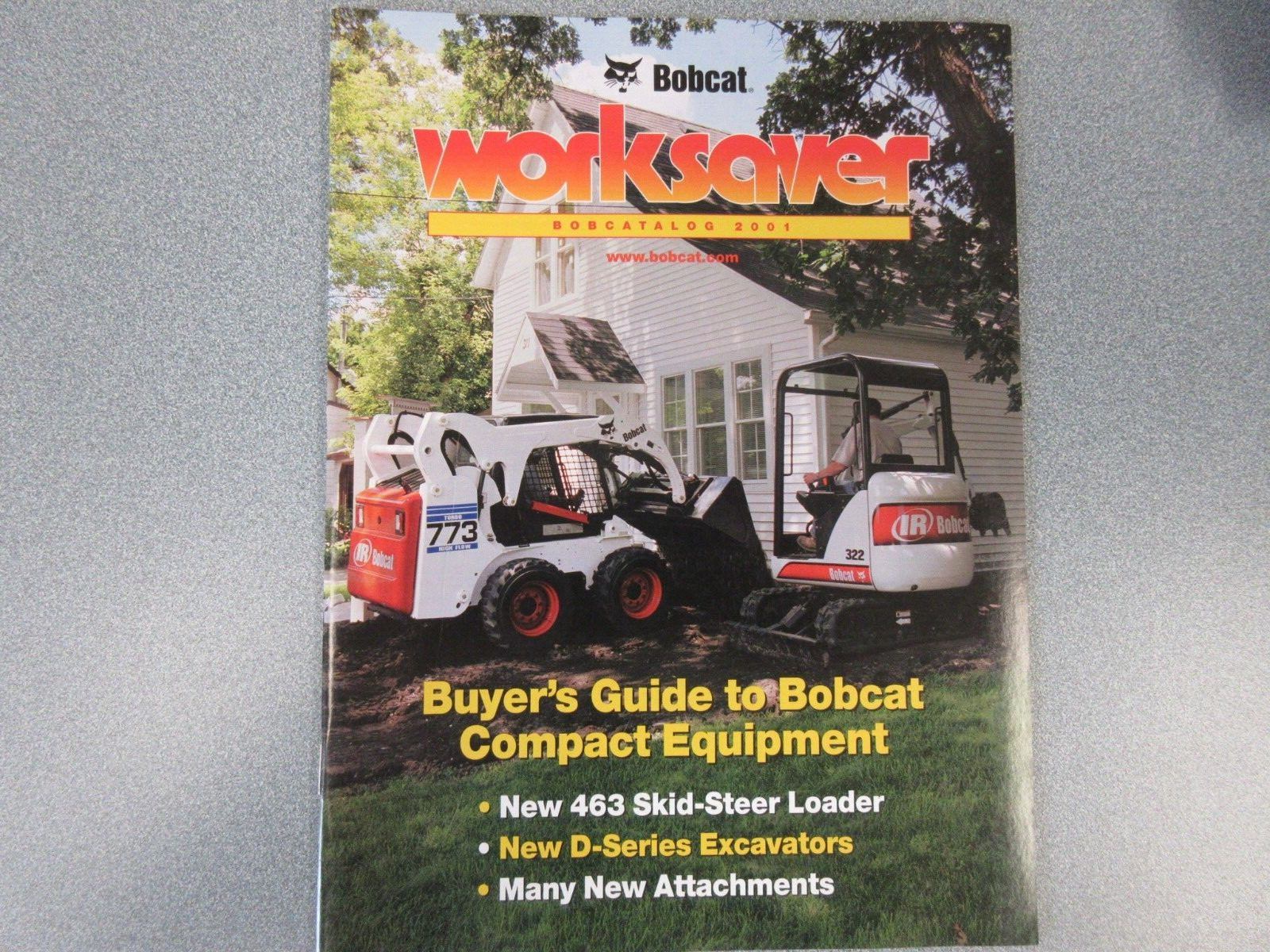 Bobcat Worksaver Brochure 40 Page Bobcatalog 2001
