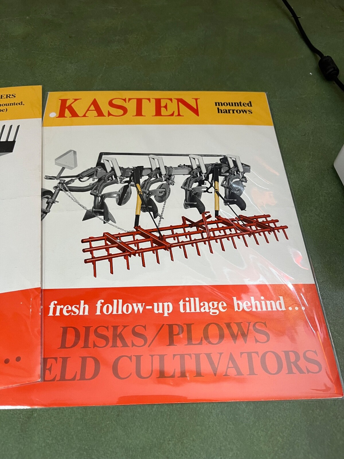 Vintage kasten Equipment Brochures Loader,Wagons and Harrows