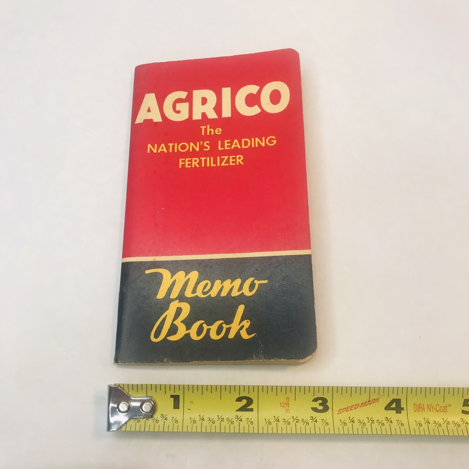 AGRICO Fertilizer Advertising Memo Calendar Book 1957 Vtg American Agriculture