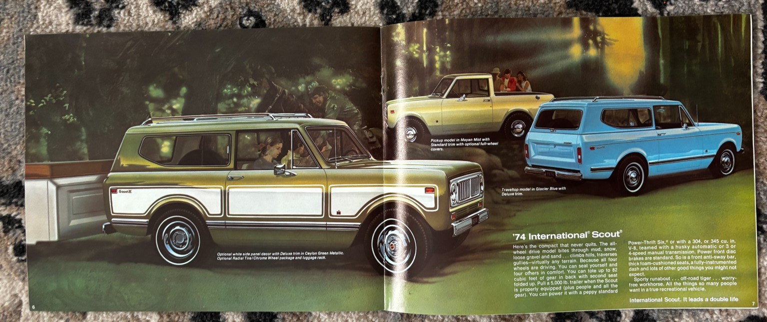 International Harvester Scout RV For 1974 Brochure DCPA26