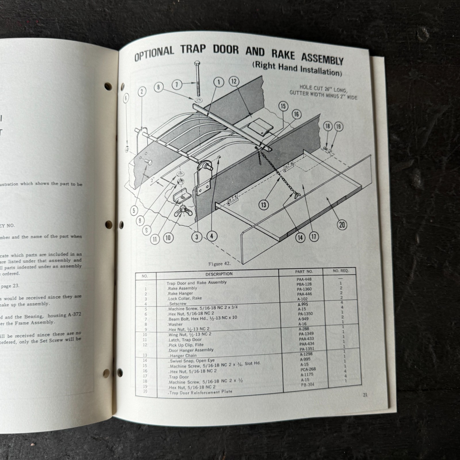 Vintage 1967 Patz Company Barn Cleaner Operation Parts Manual Pound Wisconsin