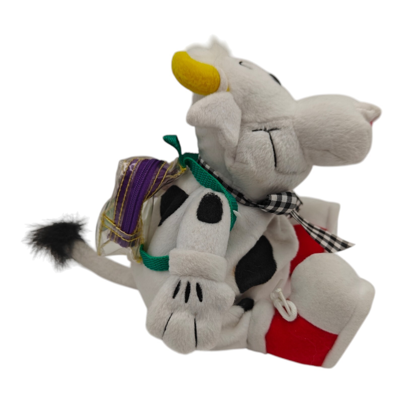 Talking Got Milk Vintage Cow Howie Plush 1998 Yakity Yak 8 Inch Collectible