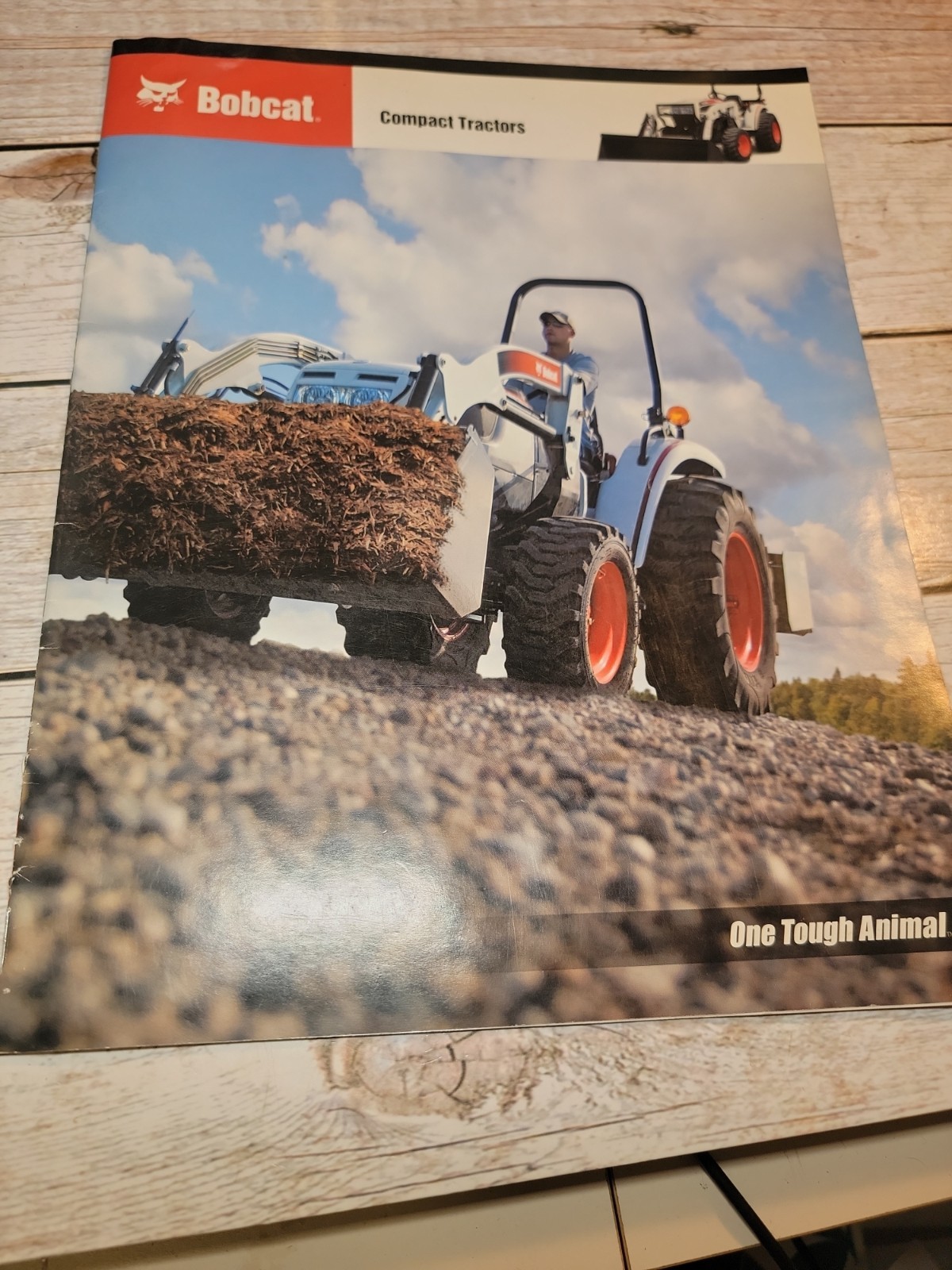 Bobcat CT120 Through CT450 Compact Tractors Brochure 20 Page Good