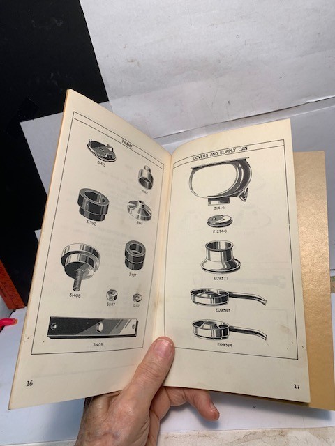 « NICE » 1956 INSTRUCTION MANUAL DE LAVAL No. 9 JUNIOR ELECTRO CREAM SEPARATOR