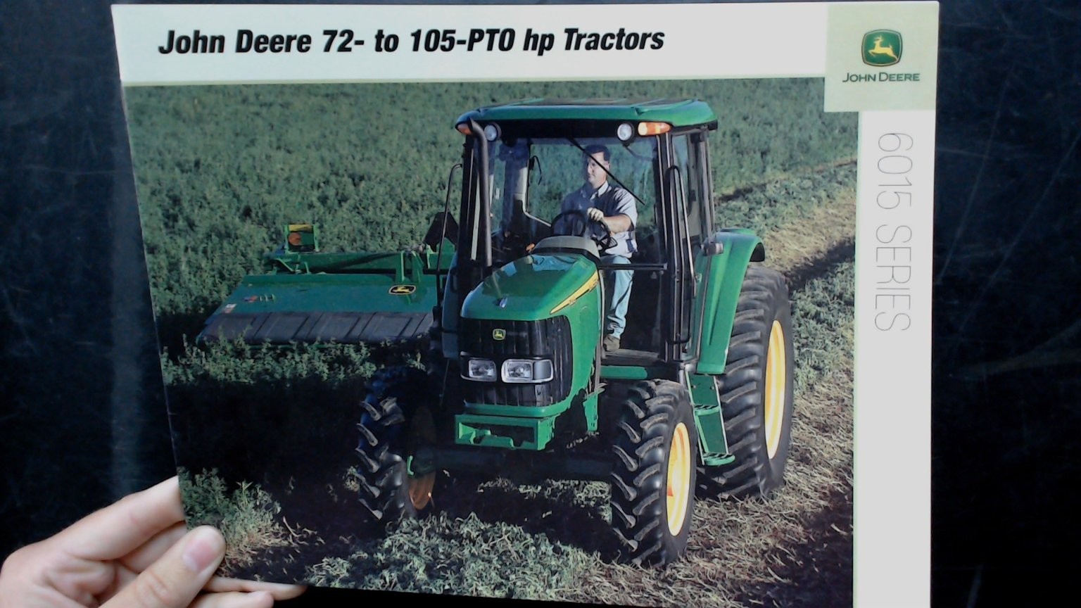 John Deere 6015 Series Brochure 72-105 PTO HP Tractors Vintage