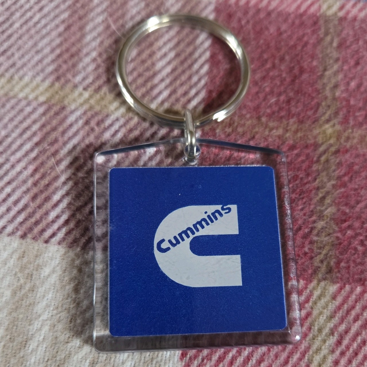 Cummins Plastic Keychain