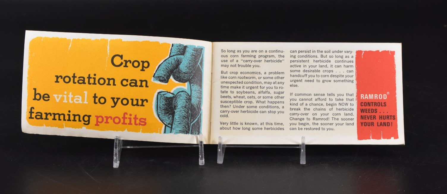 VTG Monsanto Ramrod Set of 3 Advertising Posters Brochures Farming Sorghum Corn