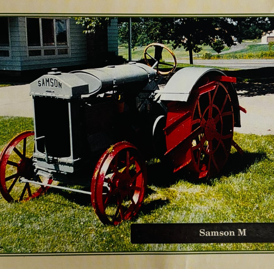 1920 Samson M Antique Tractor 1970-80s Book Print Agriculture Farming C80B