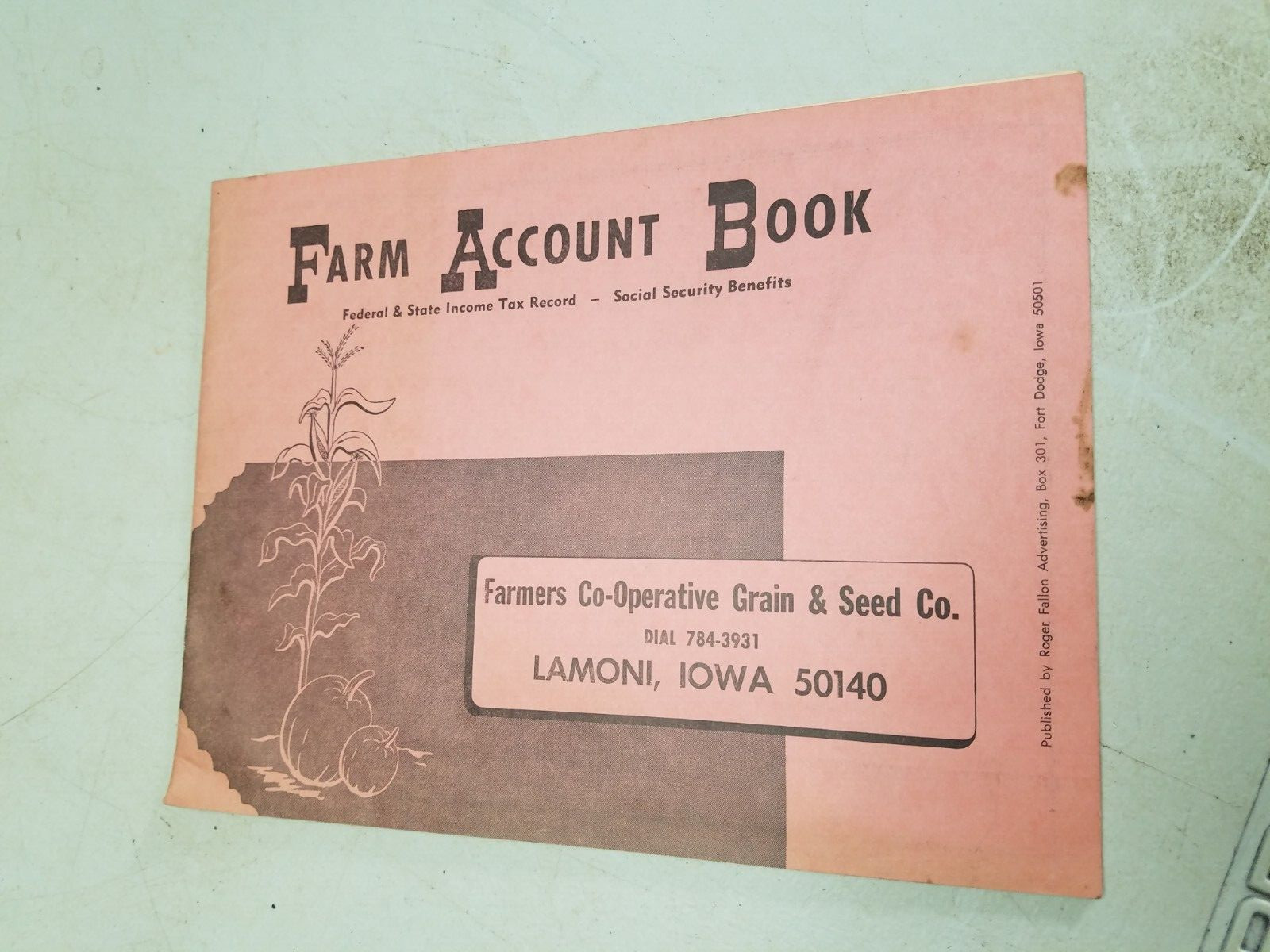 Farmer&rsquo;s Co-Operative Farm Account Book 1966 (V)