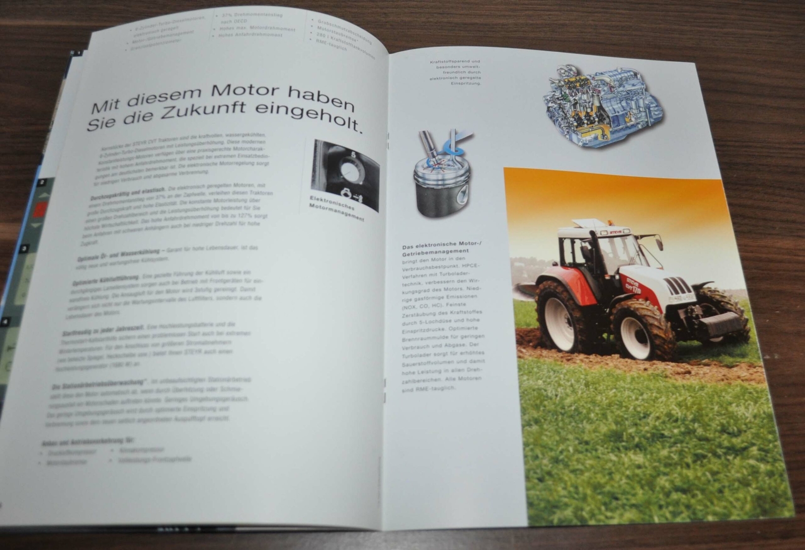 Steyr CVT 120 130 150 170 Tractor Brochure Prospekt
