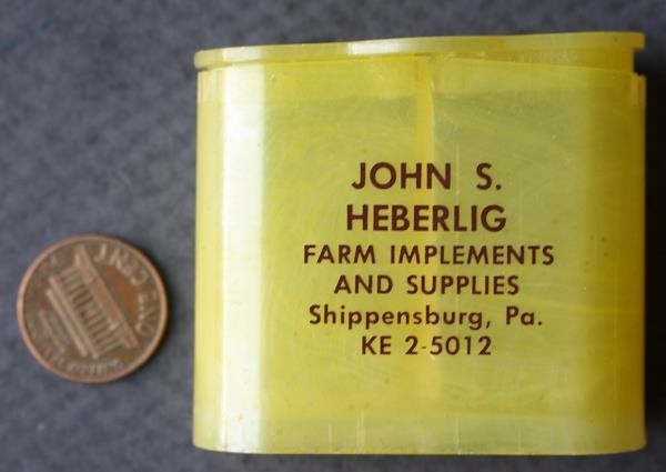 1950-60s Shippensburg Pennsylvania Implements Tractors self contained S&P set —