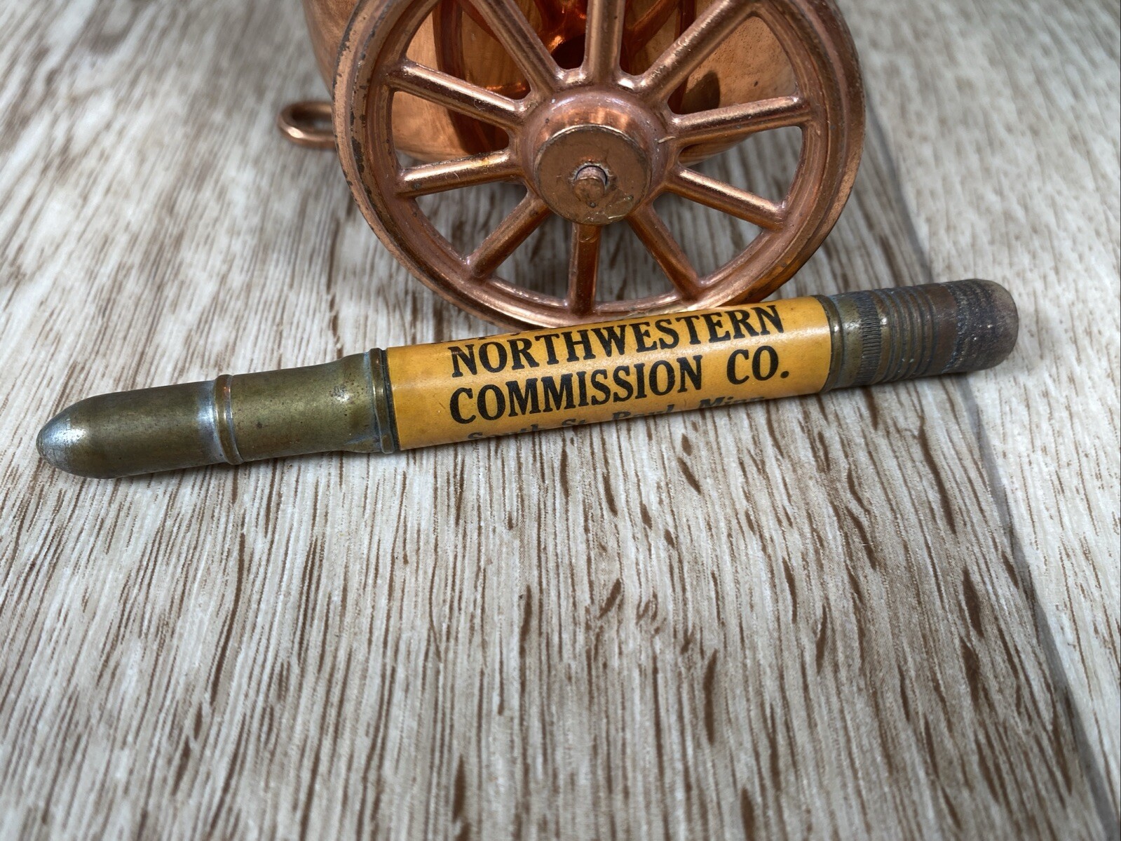 Vintage Live Stock Adversing Bullet Pencil Northwestern Commission Co.