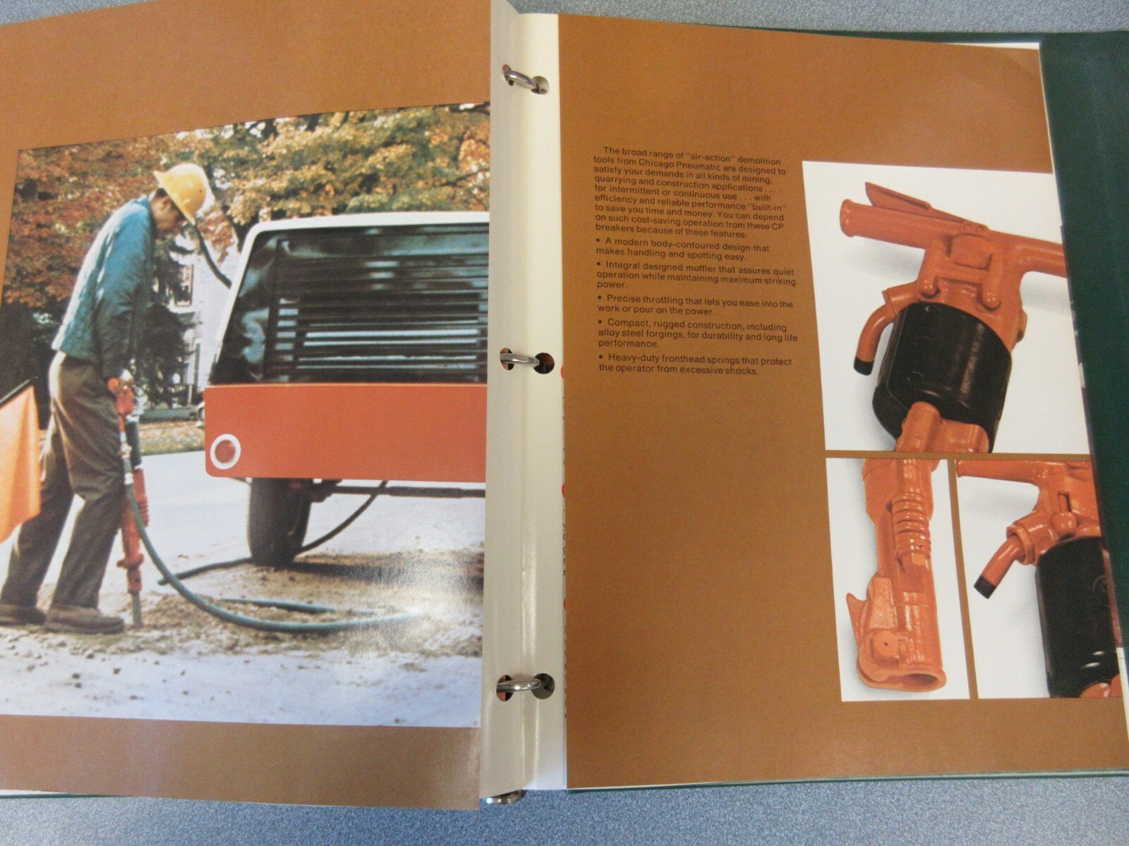 Chicago Pneumatic Demolition Tools Information