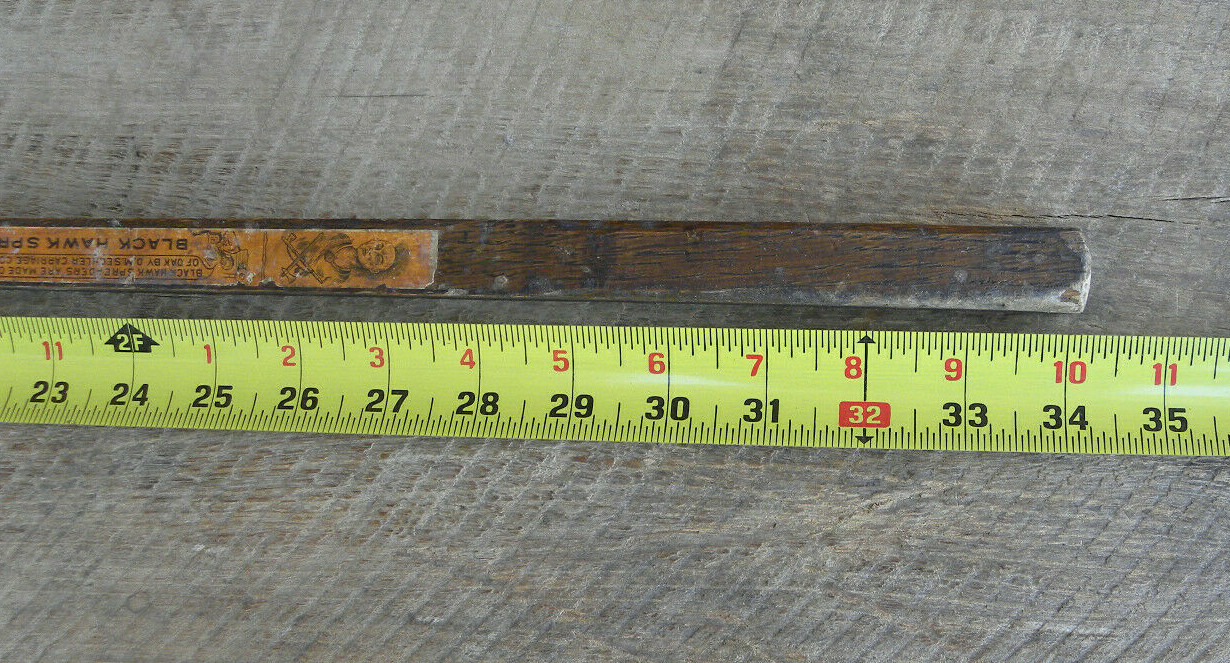 Antique Black Hawk Spreaders and Corn Planter Salesman Oak Wood Sample