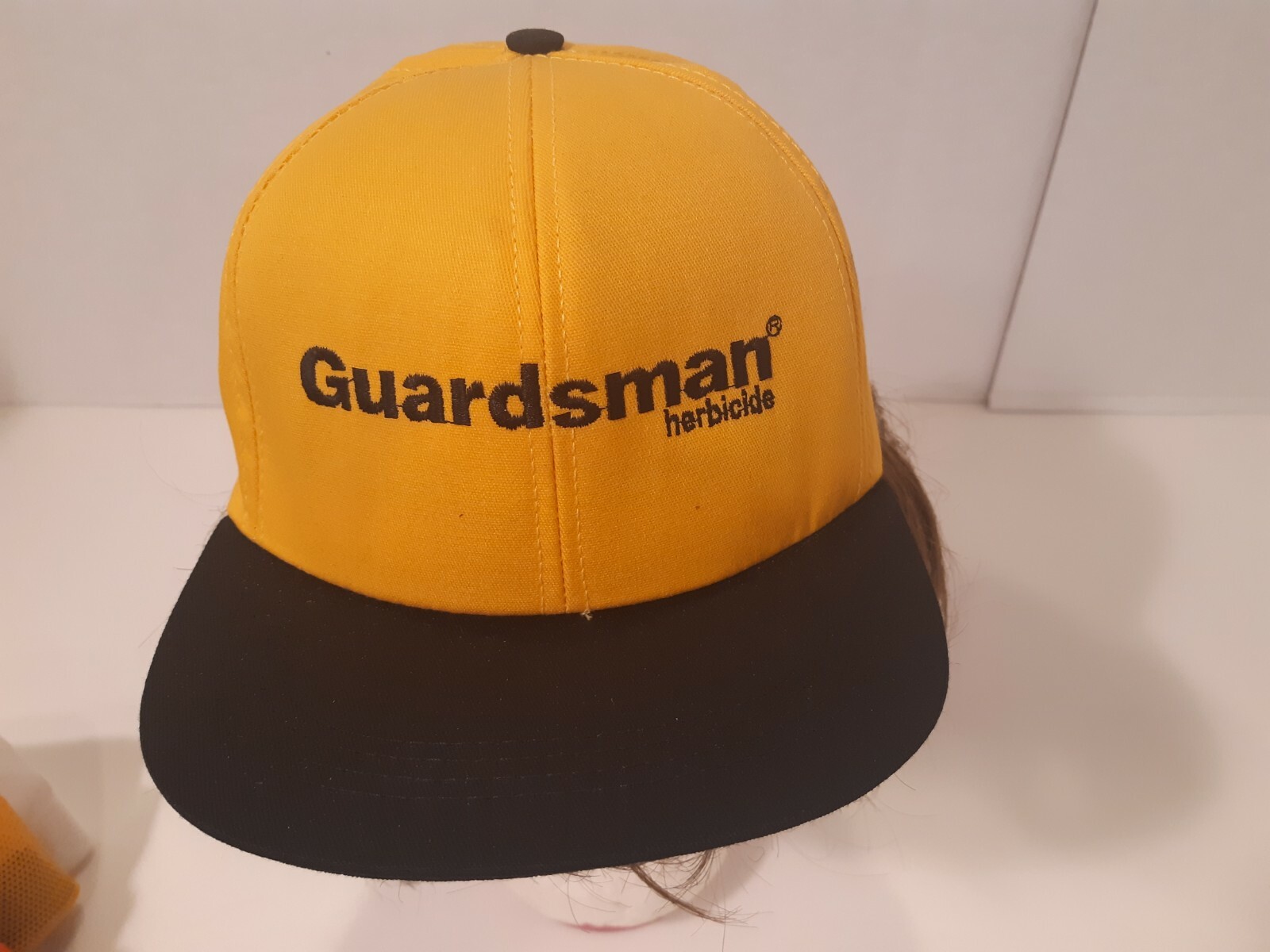 VTG BASF Guardsman Herbicide YELLOW Snapback Hat/Cap Embroidered Never Worn