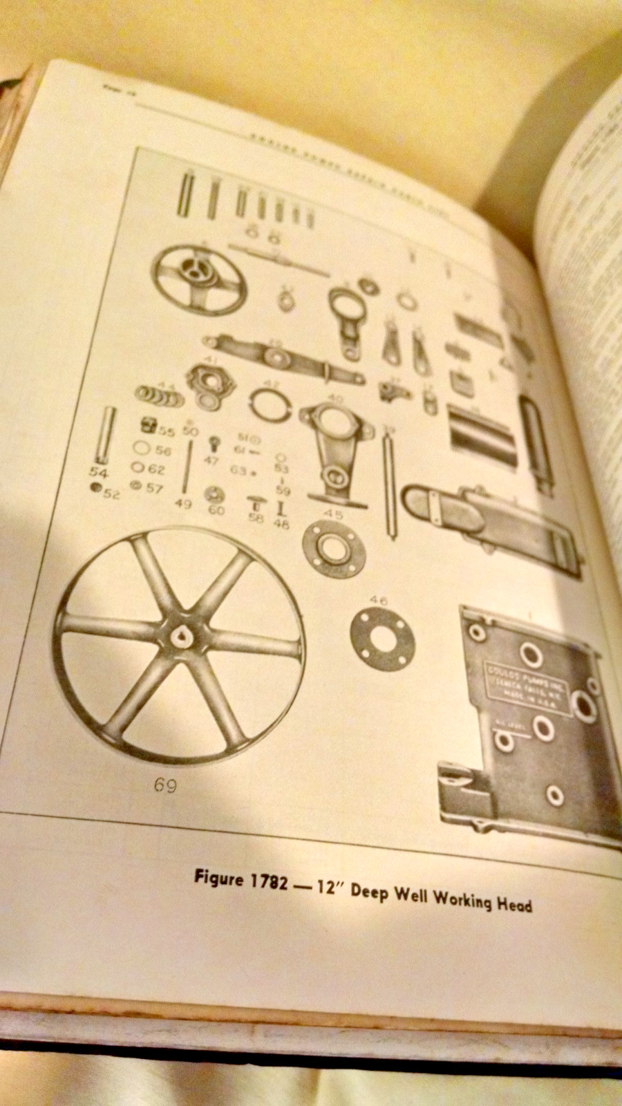 Goulds Service Manual Water Well Pump Home Farm 1940&rsquo;s 1950&rsquo;s Seneca Falls NY.