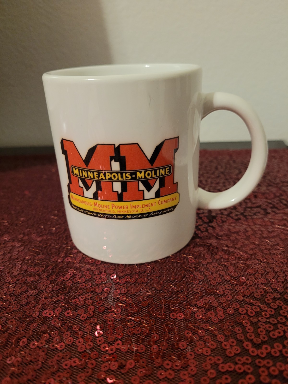 Minneapolis Moline logo Tractor Coffee Mug