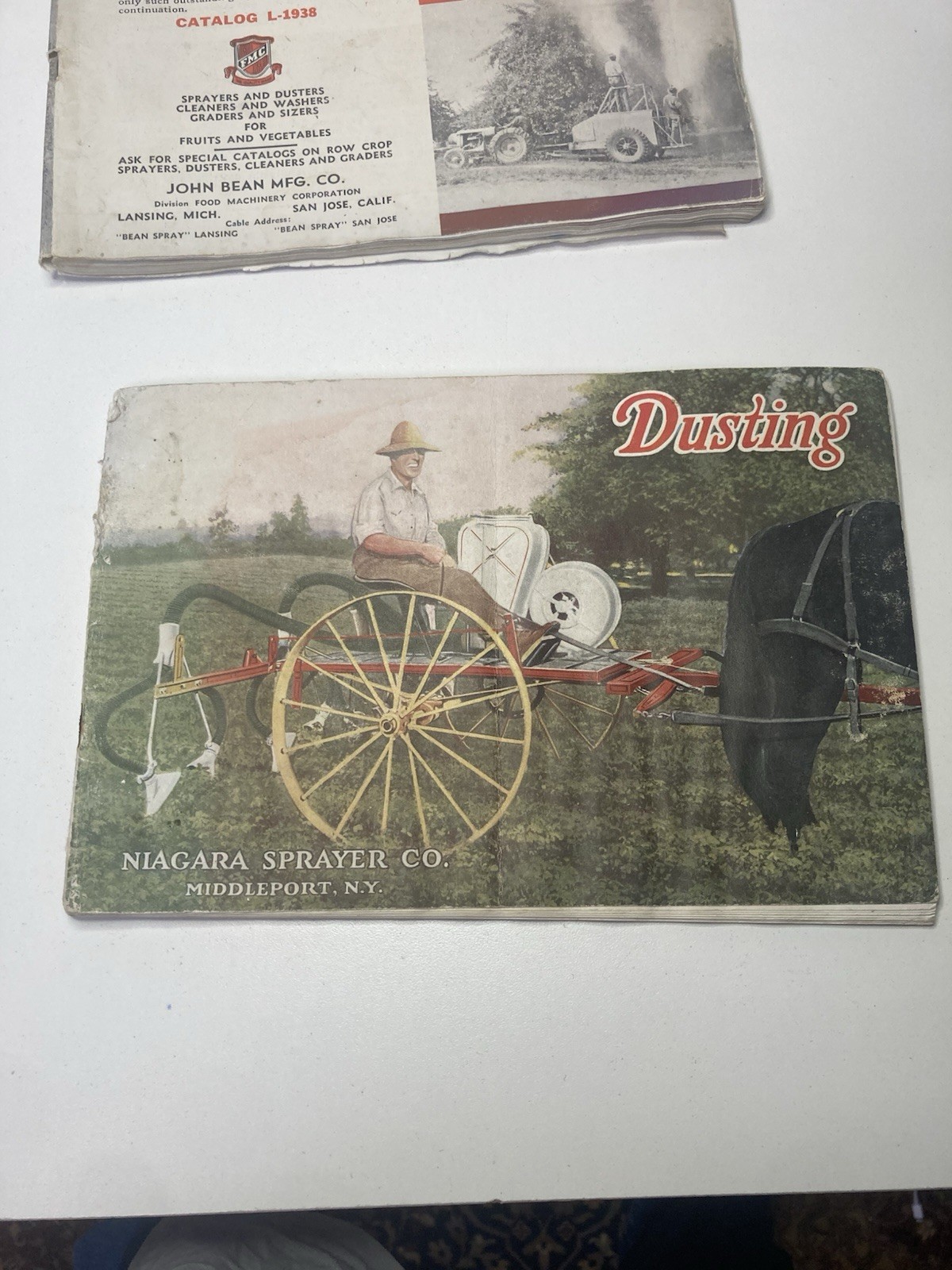 Antique catalog farm equipment Niagara spray Company, and Bean manufacturing co