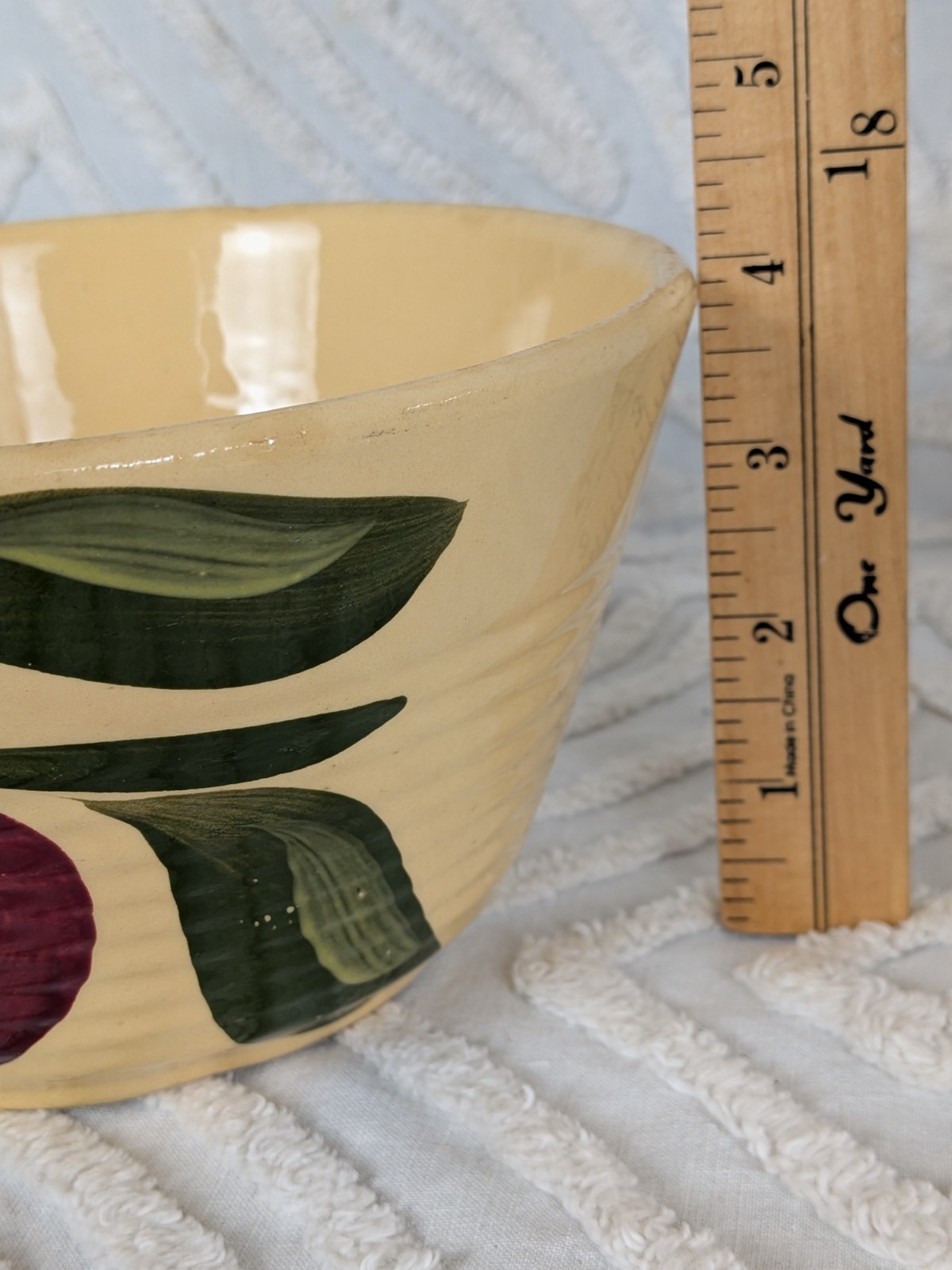 Vintage Watt Apple Bowl Advertising #7 Made in USA – Sellman Feed Service