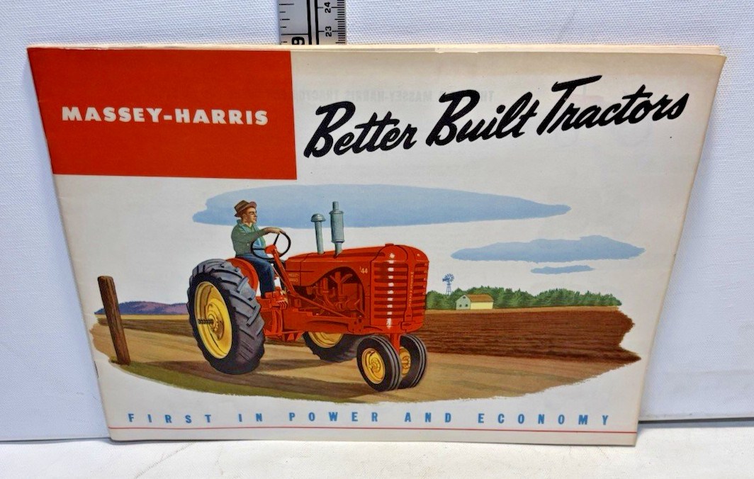Vintage 1940s- Massey-Harris – Better Built Tractors Brochure
