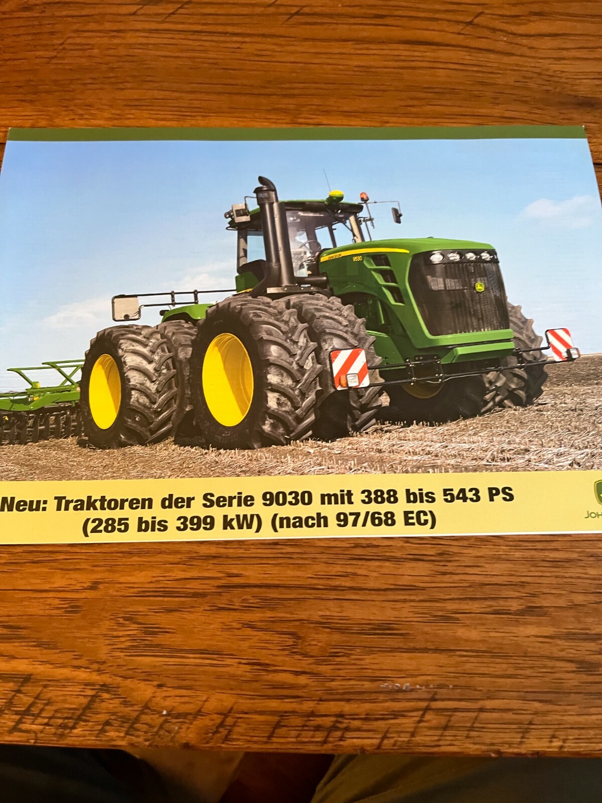 John Deere 9630 9530 9430 9330 Tractor For Germany Brochure FCCA