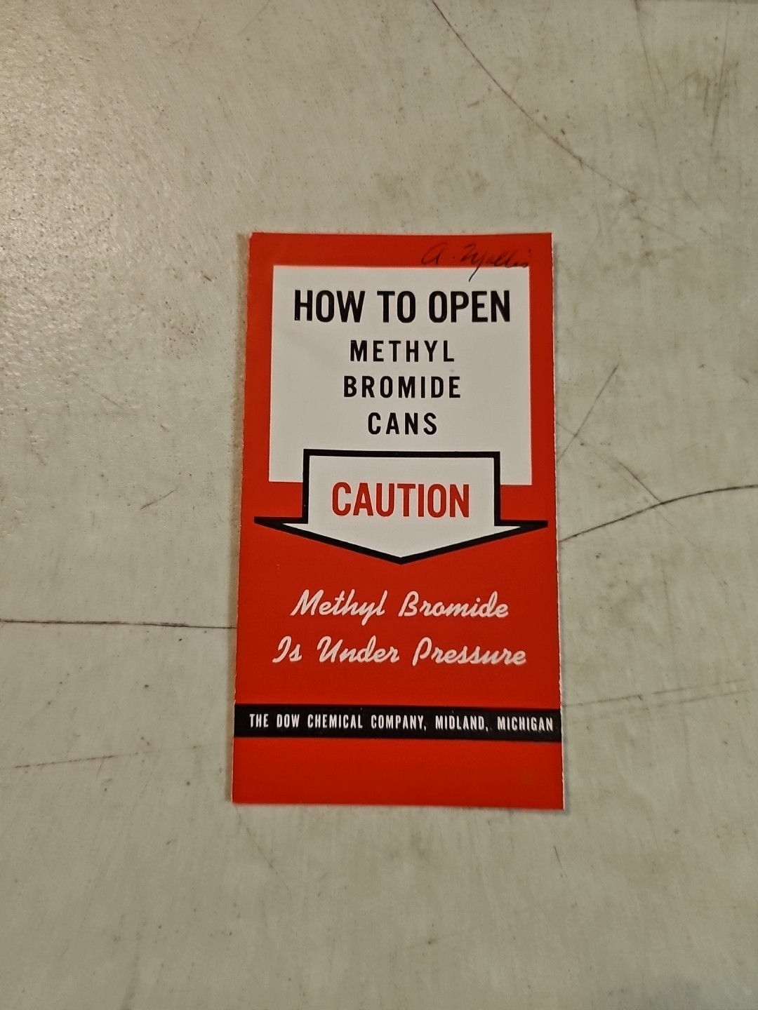 Vintage 1948 Dow Chemical Methyl Bromide Brochure