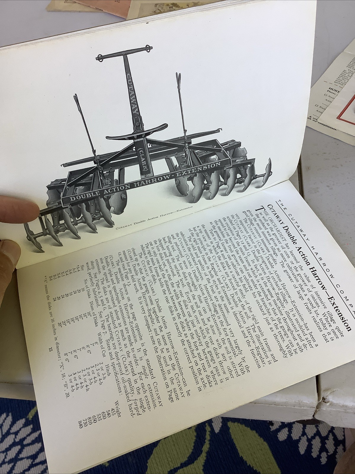 The Cutaway Harrow Company Farm equipment catalog vintage Harrow Higganum CT