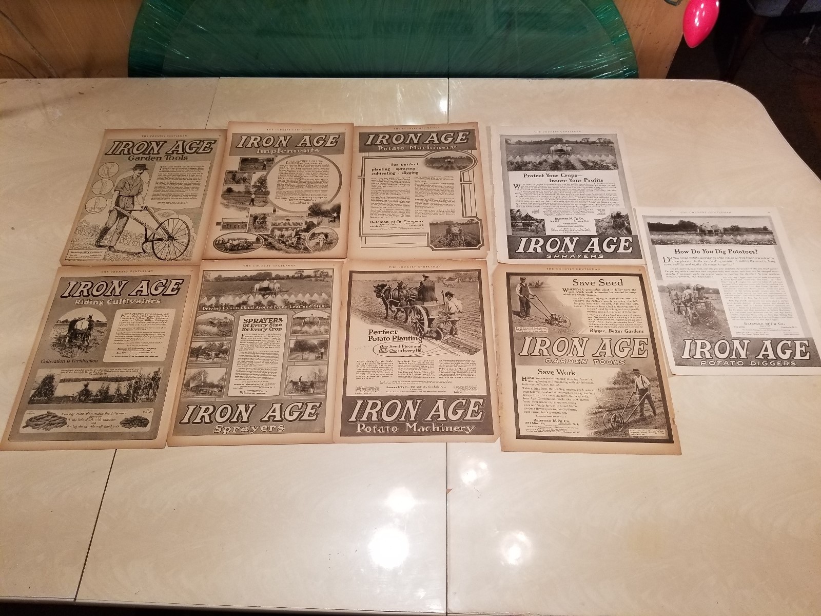 Bateman Manufacturing Company 1916-1919 The Country Gentleman 17 print ads