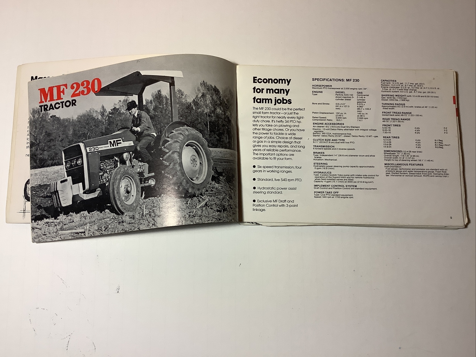 MASSEY-FERGUSON FARM MACHINERY GUIDE 1978 EDITION 212 PAGES
